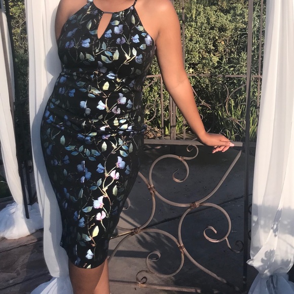 Iridescent Floral Dress - Picture 3 of 3